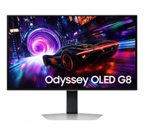 Samsung G81SF számítógép monitor 68,6 cm (27") 3840 x 2160 pixelek 4K Ultra HD OLED Ezüst