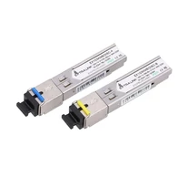 Extralink SFP 1,25G | SFP WDM modul | 1,25Gbps, 1310/1550nm, egy módban, 3km, SC, DOM, pár