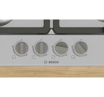 Bosch Serie 4 PGH6B5K90 hob Stainless steel Built-in 60 cm Gas 4 zone(s)