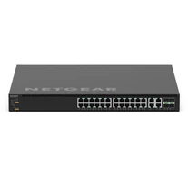 NETGEAR MSM4332 Vezérelt L3 Ethernet-áramellátás (PoE) támogatása 1U Fekete