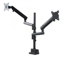 StarTech.com ARMDUALPIVOT asztali TV konzol 81,3 cm (32") Fekete