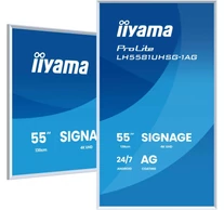 iiyama LH5581UHSG-1AG 55 hüvelykes Gallery Line levehető keret 3840x2160 UHD VA ELED 2xHDMI 1xUSB-C 2xUSB 2.0 Android 14 VESA 300x400