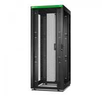 Könnyű Rack 800mm/42U/1000mm, tetővel, kerekekkel, lábakkal és 4 konzollal, oldalsó panelek nélkül, fekete