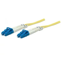 Intellinet 471893 száloptikás kábel 3 M LC OS2 Sárga