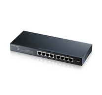 Zyxel GS1900-8 Vezérelt L2 Gigabit Ethernet (10/100/1000) Fekete