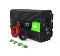 Green Cell INV08 áramátalakító és inverter Szabadtéri 1000 W Fekete