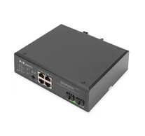 Digitus DN-651109 hálózati kapcsoló Beállítást nem igénylő (unmanaged) Gigabit Ethernet (10/100/1000) Ethernet-áramellátás (PoE) támogatása Fekete