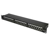 Extralink CAT5E STP V2 | Foltpanel | 24 port