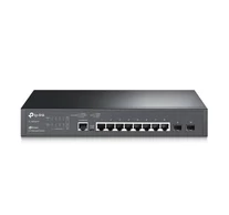 TP-Link JetStream TL-SG3210 hálózati kapcsoló Vezérelt L2/L3 Gigabit Ethernet (10/100/1000) 1U Fekete