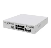 MikroTik Cloud Router Switch 310-8G+2S+IN with 800 Mhz CPU, 256 MB RAM, 8 x 2.5Gigabit Ethernet ports, 2 x SFP+ cages , RouterOS L5, desktop enclosure, rackmoun