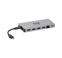 USB-C Dokkoló - 4K HDMI, USB 3.2 Gen 1, USB-A Hub, GbE, Memóriakártya, 100W PD Töltés, Leválasztható Kábel