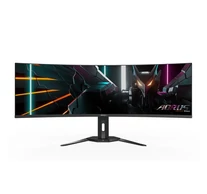 GIGABYTE AORUS CO49DQ számítógép monitor 124,5 cm (49") 5120 x 1440 pixelek Dual QHD OLED Fekete