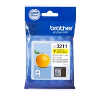 Brother LC-3211Y tintapatron Eredeti Standard teljesítmény Sárga