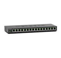 NETGEAR GS316 Beállítást nem igénylő (unmanaged) L2 Gigabit Ethernet (10/100/1000) Fekete