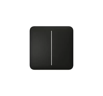 Ajax Systems 52147.144.BL SoloButton (2-gang) - 2-gombos kapcsoló gomb - fekete