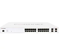 Fortinet FS-124E-POE hálózati kapcsoló Vezérelt L2 Gigabit Ethernet (10/100/1000) Ethernet-áramellátás (PoE) támogatása 1U Fehér