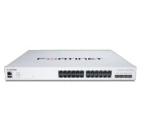 FortiSwitch-424E-FPOE Layer 2/3 FortiGate switch controller compatible PoE+ switch with 24 x GE RJ45 ports, 4 x 10 GE SFP+, with automatic Max 421W POE output l