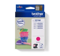Brother LC221M tintapatron 1 db Eredeti Magenta