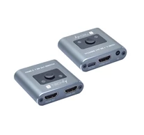 Techly IDATA HDMI-2128KT HDMI 2.1 2x1 kapcsoló 8K60Hz távirányítóval