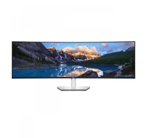 DELL UltraSharp U4924DW 124,5 cm (49") 5120 x 1440 pixelek 5K Ultra HD LCD Fekete, Ezüst