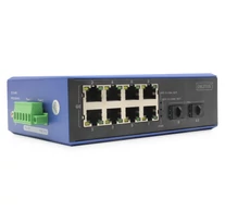 Digitus DN-651151 hálózati kapcsoló Beállítást nem igénylő (unmanaged) Gigabit Ethernet (10/100/1000) Ethernet-áramellátás (PoE) támogatása Fekete, Kék
