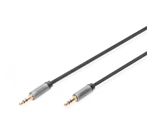 Digitus DB-510110-018-S audio kábel 1,8 M 3.5mm Fekete