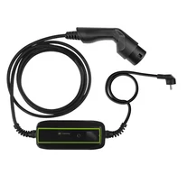 Green Cell EV16 elektromos jármű töltőállomás Fekete 1 Beépített kijelző LCD