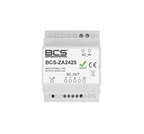 BCS BCS-ZA2425 Állítható 24V 2.5A tápegység DIN sínehez LED-del
