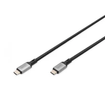 Digitus DB-300443-030-S USB kábel USB4 Gen 2x2 3 M USB C 20 Gbit/s 100 W Fekete