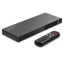 HDMI kapcsoló 5x1, 4K/60Hz UHD HDR-rel, 18 Gbps, HDCP 2.2
