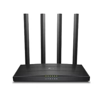 TP-Link Archer C6U vezetéknélküli router Gigabit Ethernet Kétsávos (2,4 GHz / 5 GHz) Fekete