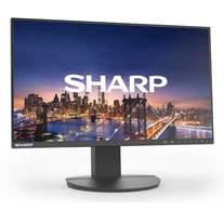 Sharp 60006212 DD-EA241F Black 24" LCD monitor FHD(1920x1080) DP HDMI DVI VGA 150 mm height adjustable