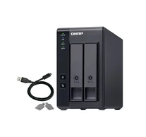 QNAP TR-002 tárolóegység burkolat HDD/SSD ház Fekete 2.5/3.5"