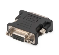 Digitus AK-320504-000-S csatlakozó átlakító DVI-I, (24+5) D-Sub Fekete