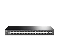 TP-Link JetStream TL-SG3452 hálózati kapcsoló Vezérelt L2 Gigabit Ethernet (10/100/1000) 1U Fekete