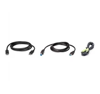 ATEN 2L-7D02UDPX3 KVM kábel Fekete 1,8 M