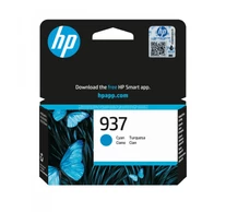 HP 937 Cyan Original Ink Cartridge tintapatron 1 db Standard teljesítmény Cián
