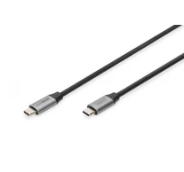 Digitus DB-300220-010-S USB kábel USB 3.2 Gen 1 (3.1 Gen 1) 1 M USB C 5 Gbit/s 60 W Fekete