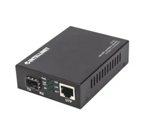 Intellinet 508193 hálózati média konverter 10000 Mbit/s Fekete