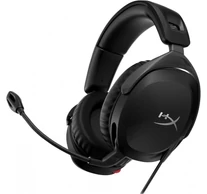HyperX Cloud Stinger II vezetékes fejhallgató mikrofonnal, 3,5 mm-es minijack csatlakozóval, fekete színben.