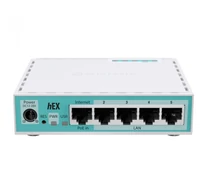 Mikrotik hEX vezetékes router Gigabit Ethernet Fehér