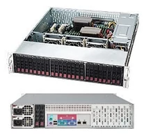 Supermicro CSE-216BE2C-R920LPB félkész szerver Rack (2U) Fekete, Ezüst