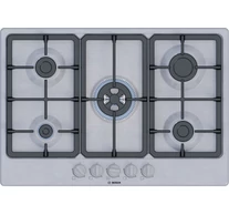 Bosch Serie 4 PGQ7B5K90 hob Stainless steel Built-in 75 cm Gas 5 zone(s)