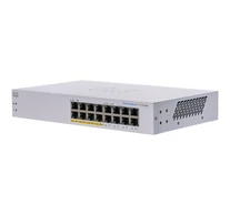 Cisco CBS110-16PP-EU Unmanaged 16-port GE, (8 support PoE with 64W power budget)