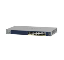 NETGEAR GS724TPv3 Vezérelt L2 Gigabit Ethernet (10/100/1000) Ethernet-áramellátás (PoE) támogatása Szürke