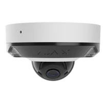 Ajax Systems 126273.214.WH1 IP Dómkamera DomeCam Mini HL 8 Mp 2.8 mm - fehér