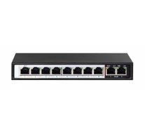 Extralink EX.3906 hálózati kapcsoló Beállítást nem igénylő (unmanaged) L2 Fast Ethernet (10/100) Ethernet-áramellátás (PoE) támogatása 1U Fekete