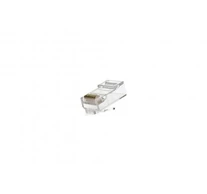 RJ12 Modular plug (6P6C), unshielded, stranded cable, 100 pieces