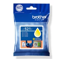 Brother LC521Y tintapatron 1 db Eredeti Sárga