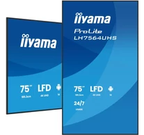 iiyama LH7564UHS-B1AG 75 hüvelykes 3840x2160 UHD VA DLED panel Haze 25% 500cd/m2 Fekvő és álló Hangszórók 2x 10W 2x HDMI 1x